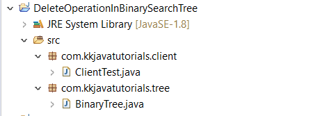 Delete value from Binary Search Tree