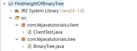 FInd Height Of BinaryTree